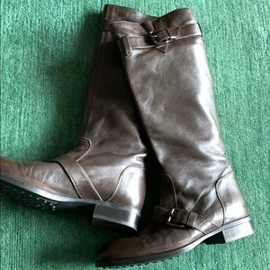 TOD’S designer Brown leather riding Boots